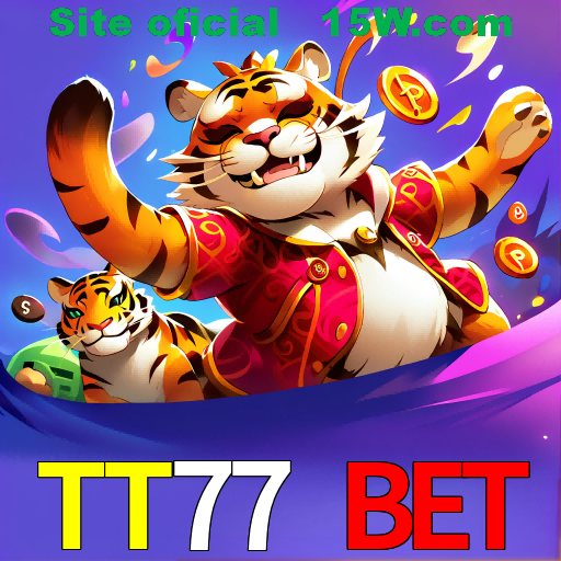 Imagem promocional da TT77 Bet mostrando a plataforma e suas vantagens